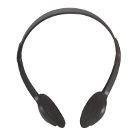 Computer Headphones in Black with 2 metre lead