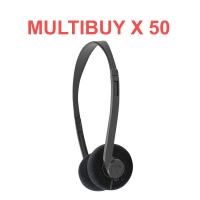 Multi Buy x 50 Budget Stereo Headphones