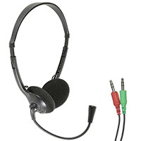 Multimedia Headset with Boom Microphone