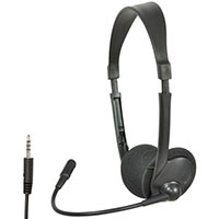 Multimedia Headset with Boom Microphone, Single Connection