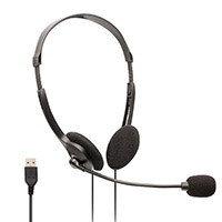 USB Headset with Boom Microphone